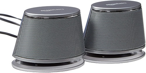 Amazon Basics Dual Sonic Speaker 2.0 Channel Computer Speakers