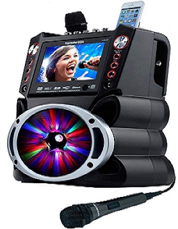 Karaoke USA GF845 Complete Karaoke System with 2 Microphones