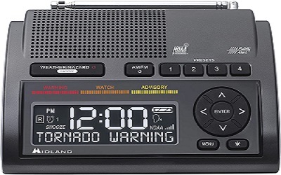 Midland-WR400, Deluxe NOAA Emergency Weather Alert Shortwave Radios