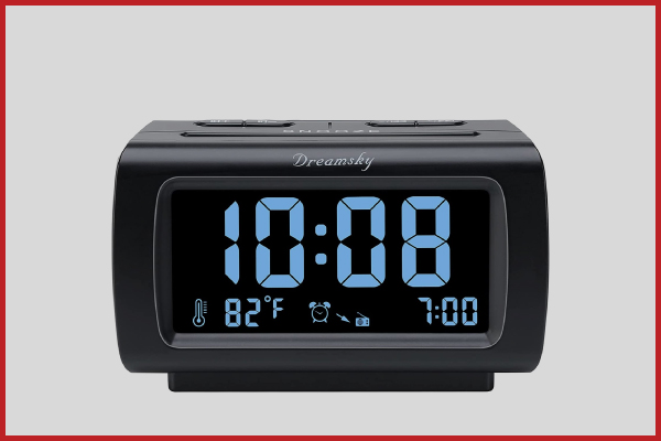 1. DreamSky Deluxe Alarm Clock Radio