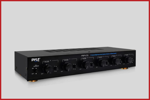 1. Premium New and Improved 6 Zone Channel Speaker from Pyle