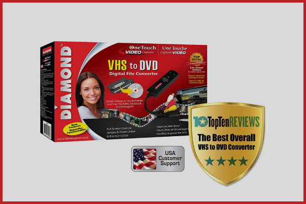 10. Diamond Multimedia VC500 VHS to DVD converter