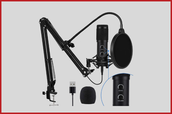 2. Bonke USB Microphone for Computer