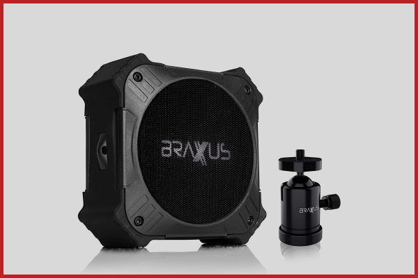 2. Braxus Ridge XR Rechargeable Solar Powered Bluetooth Sound System