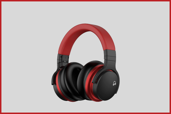 2. Hybrid Active Noise Cancelling Headphones by MOVSSOU