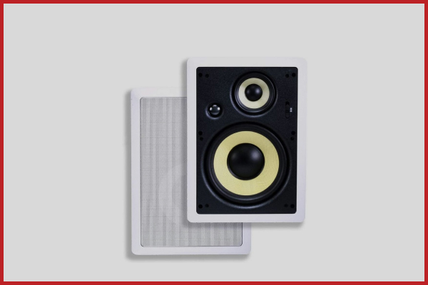 2. Monoprice 3 Way Fiber In Wall Speakers