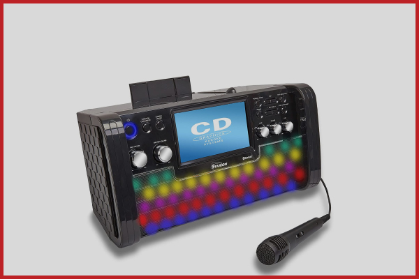 3. Starion KS303W Bluetooth CDG Karaoke System