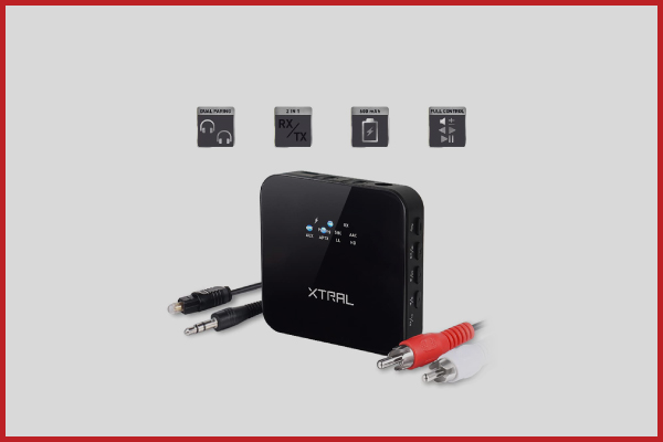 3. XTRAL Bluetooth 5.0 Transmitter Receiver