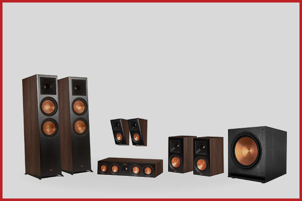 4. Klipsch 7.1 System with 2 RP 8000F Floorstanding Speakers