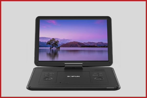 5. 17.5″ Portable DVD Player with 15.6″ Large HD Screen