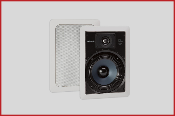 5. Polk Audio RC65i 2 way Premium In Wall 6.5%E2%80%B3 Speakers