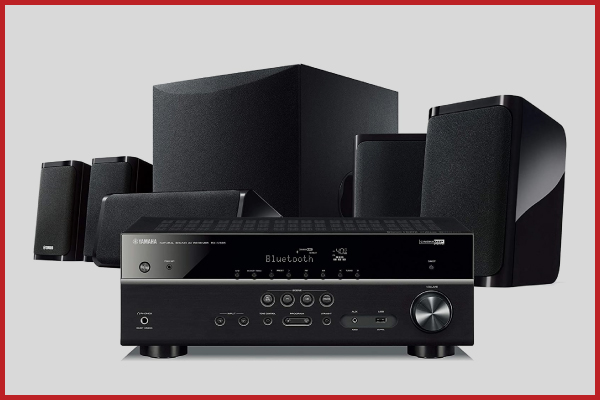5. Yamaha YHT 4950U 5.1 Channel Home Theater in a Box System with Bluetooth