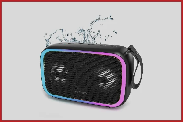 6. Best for 360 stereo sound Asimom 28W Portable Outdoor Speakers