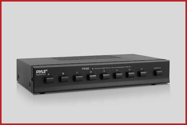 7. Premium New and Improved 8 Zone Channel Speaker Switch by Pyle