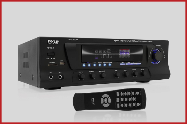 7. PyleHome PT270AIU 300W Digital Best Stereo Receivers System