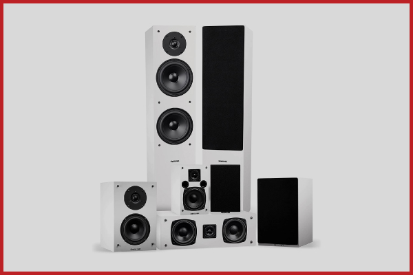 8. Fluance Elite Series Surround Sound Home Theater 7.0 Channel Speaker System
