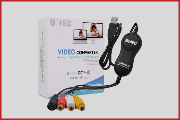 8. UCEC USB 2.0%E2%80%8B VHS VCR TV to DVD Converter