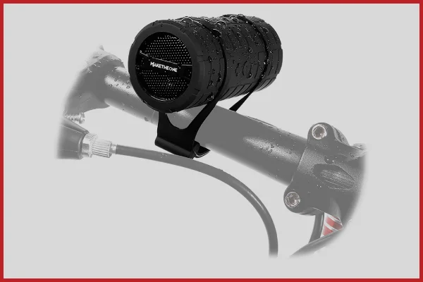 9. M MAKETHEONE Bicycle Mount and Portable Bluetooth Wireless Speaker