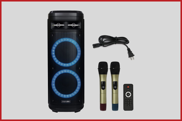 9. STARQUEEN Karaoke Portable Bluetooth Speaker