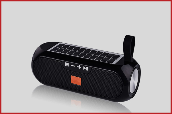 9. TECIGO Solar Portable Bluetooth Speaker
